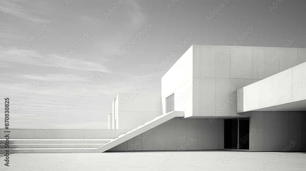 Obraz premium modern light grey