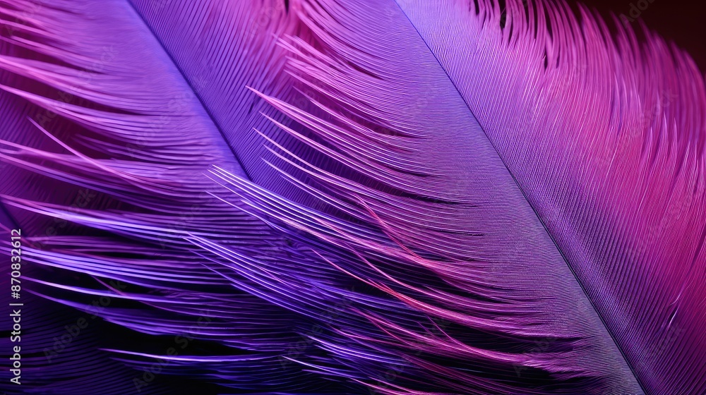 Fototapeta premium eye purple feathers