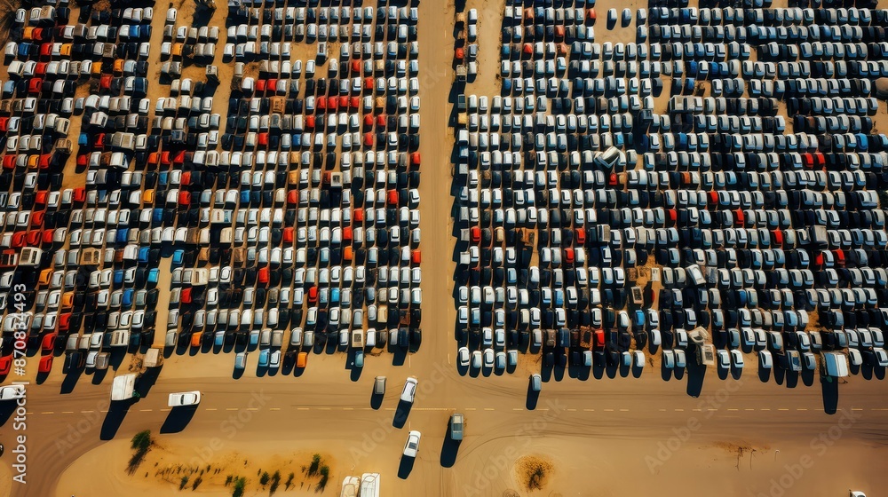 Obraz premium manufacturing machine car production