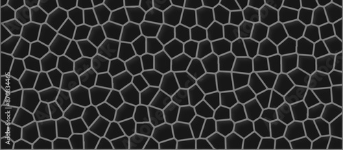 black stains broken glass background textrue. geometric pattern with 3d shapes vector Illustration. gray broken wall paper in decoration. low poly crystal mosaic background.