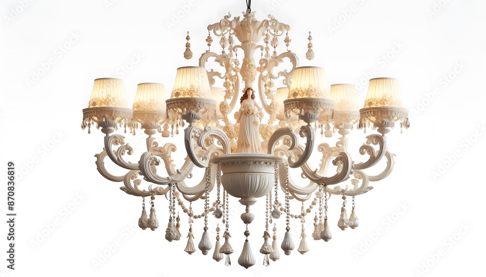chandelier isolated on white chandelier isolated on white