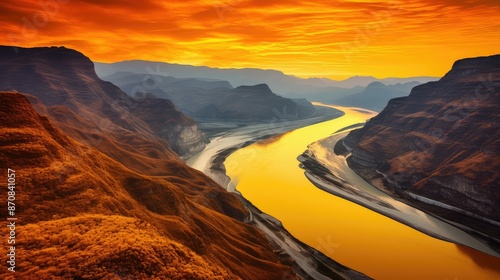 view yellow river china
