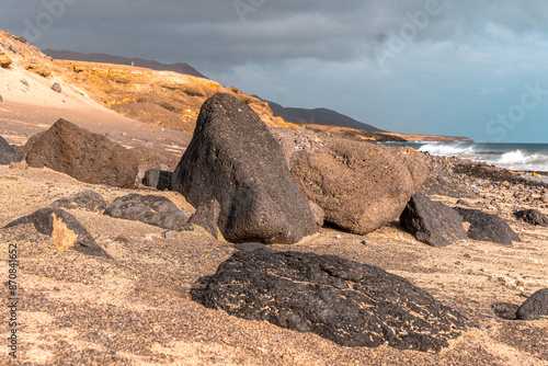 Steine am Strand auf Fuerteventura