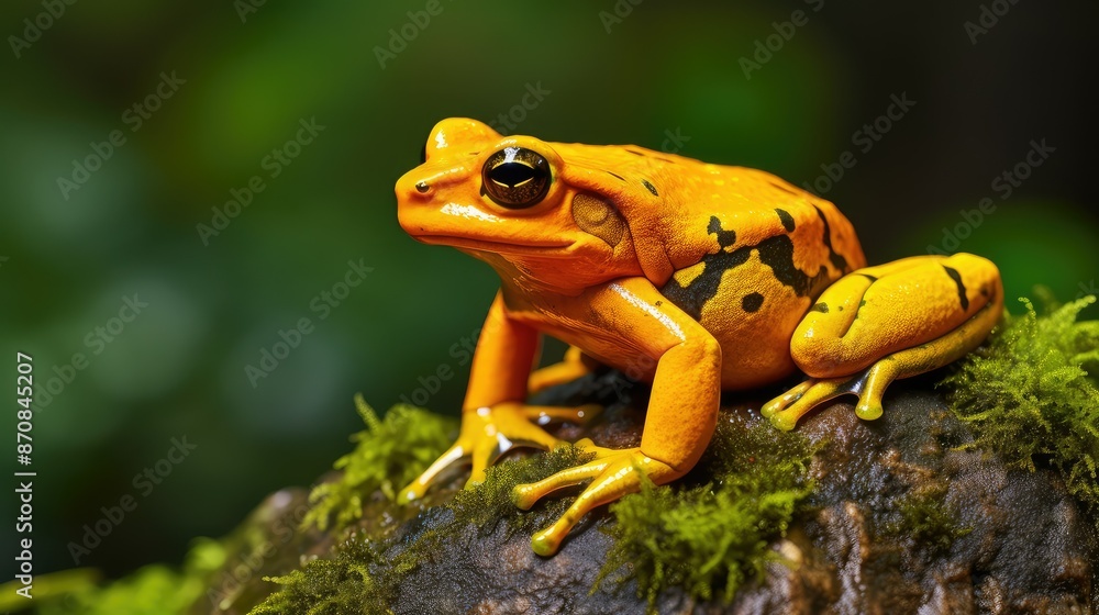 Fototapeta premium colors panamanian golden frog