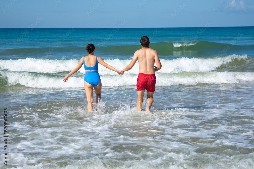 Summer and vacation. Close friends are relaxing at sea. Summer and vacation. Close friends are relaxing at sea.