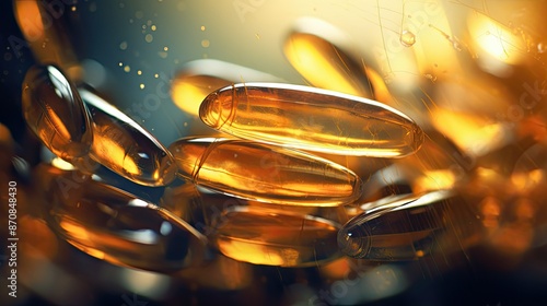 nutrition fish oil capsules photo