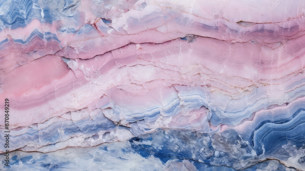 Fototapeta premium aerial pink and blue marble