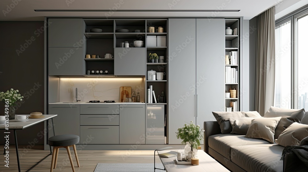 Fototapeta premium comfort grey studio