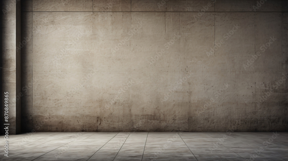 Wide Concrete Texture Background Wall with Floor Panorama for Composing Wide Concrete Texture Background Wall with Floor Panorama for Composing