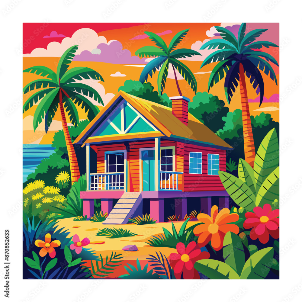 Obraz premium House vector illustration