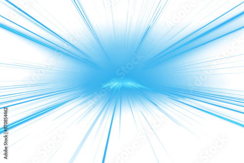 PNG Futuristic blue light speed background