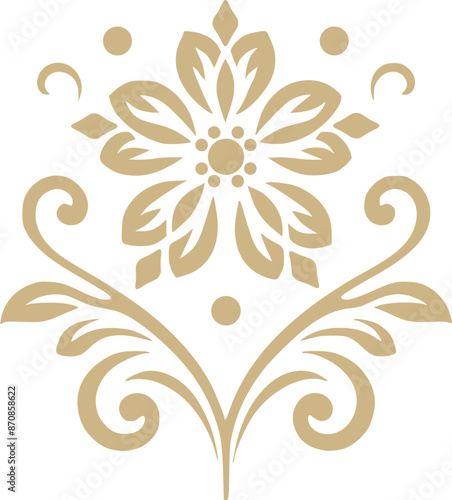 wellness and relax flower lotus and spa or luxury floral beauty logo icon