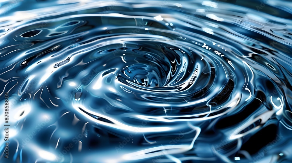 Captivating Abstract Water Swirl with Dynamic Movement and Vibrant Colors Captivating Abstract Water Swirl with Dynamic Movement and Vibrant Colors