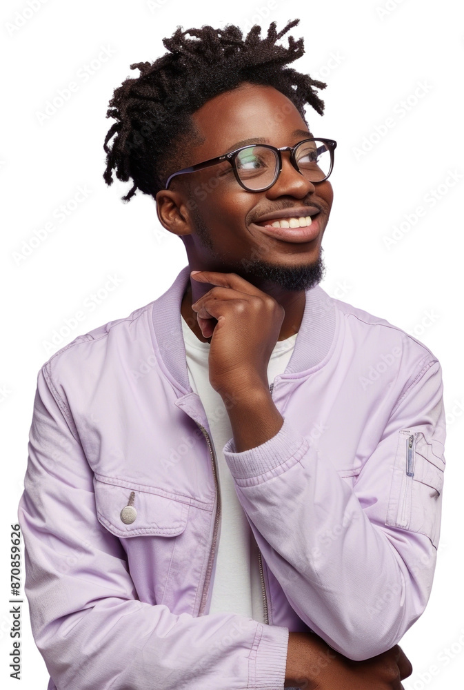 PNG Black man portrait happy photography PNG Black man portrait happy photography