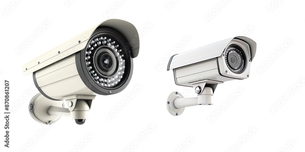 Security Camera on Transparent Background Security Camera on Transparent Background