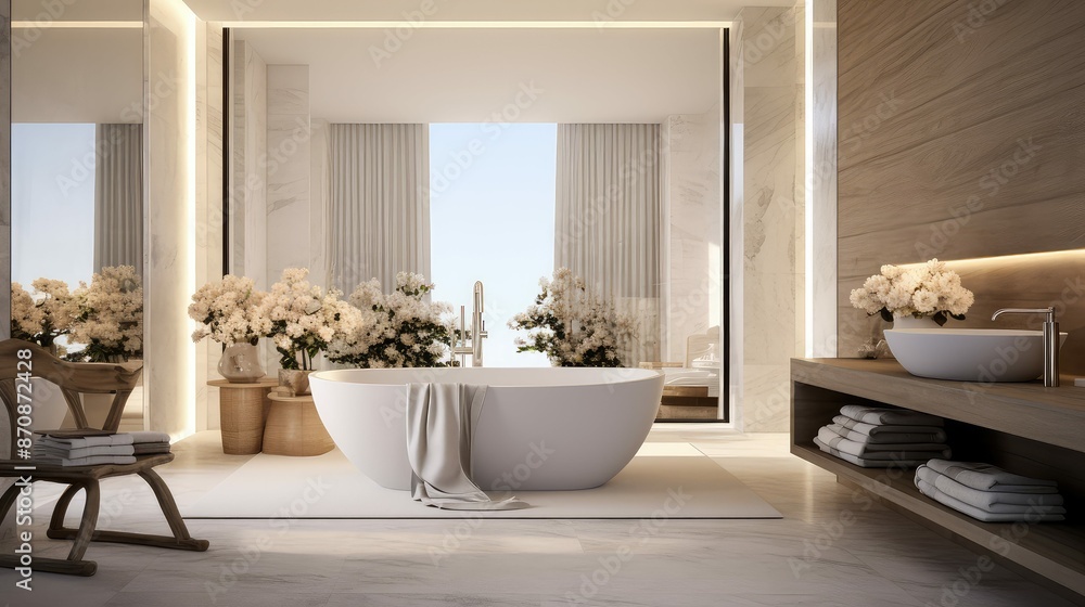 Fototapeta premium spa interior decorating