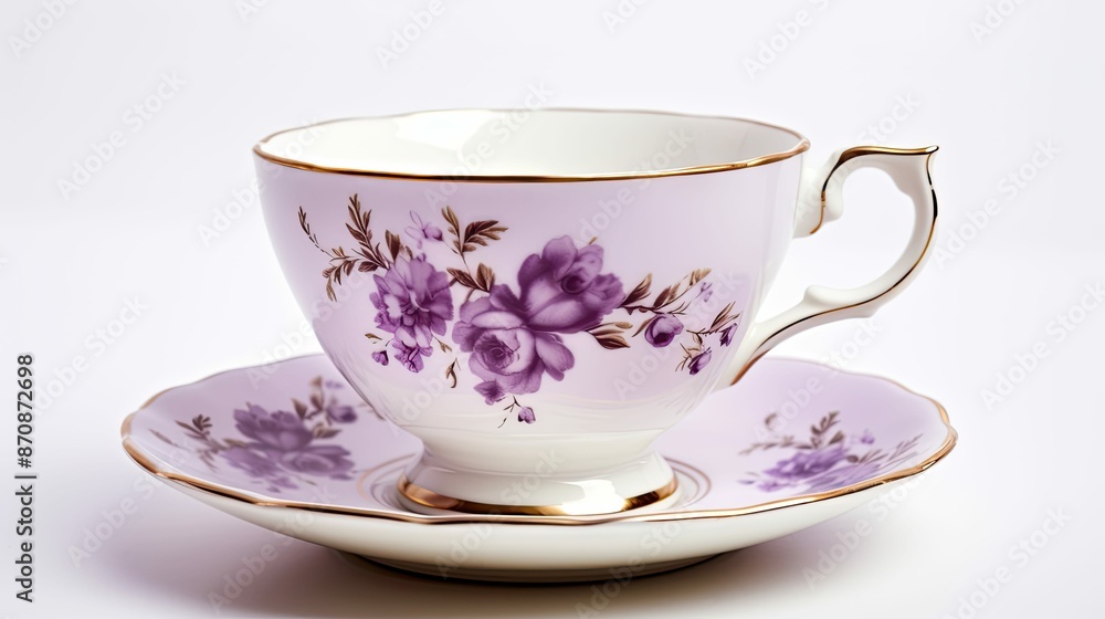 Fototapeta premium vintage purple floral pattern