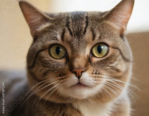 Wallpaper Mural An image of  a cat with a sad expression Torontodigital.ca