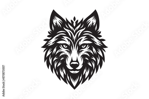 Wolf silhouette set vector design big pack of illustration and icon