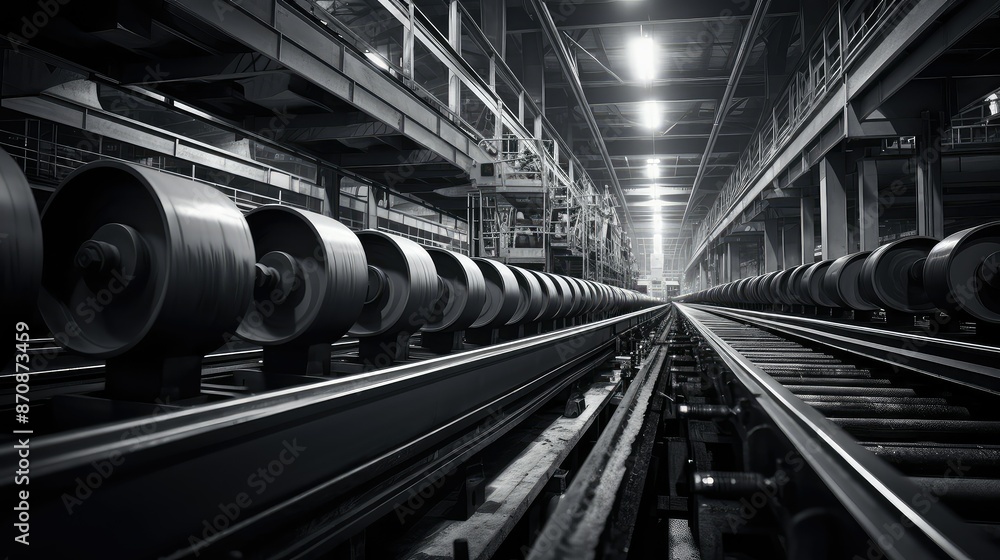 Obraz premium factory carbon steel