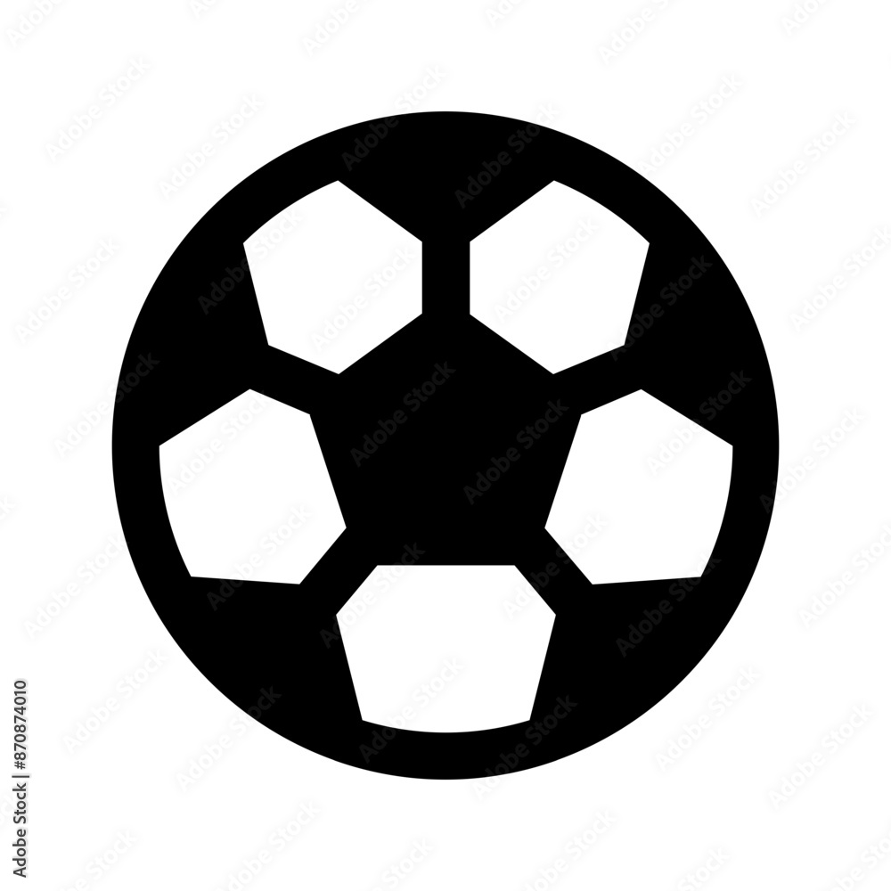 Obraz premium ball glyph icon