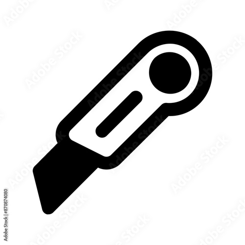 cutter glyph icon