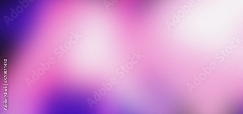 purple pink grainy gradient background, vibrant noise texture banner design poster