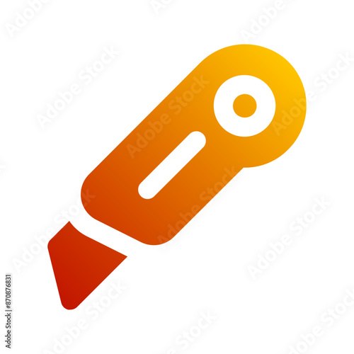 cutter gradient icon