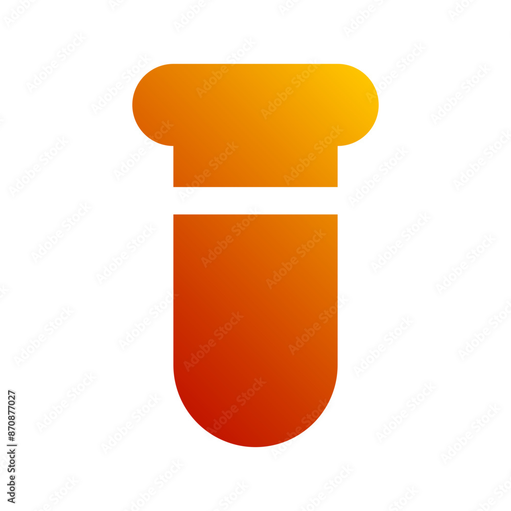 test tube gradient icon