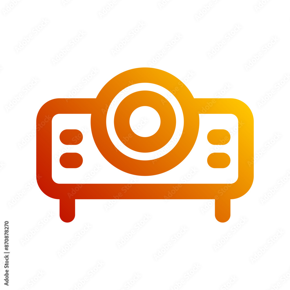 projector gradient icon projector gradient icon