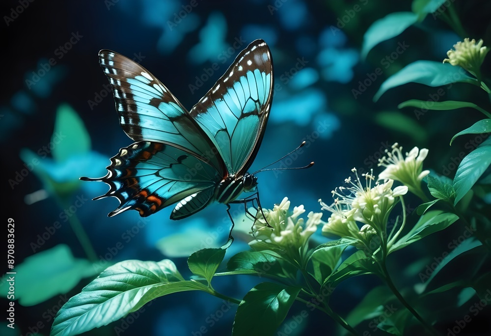 butterfly perched on flower butterfly perched on flower