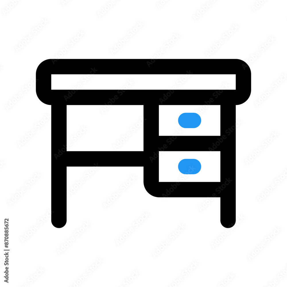 desk line color icon desk line color icon