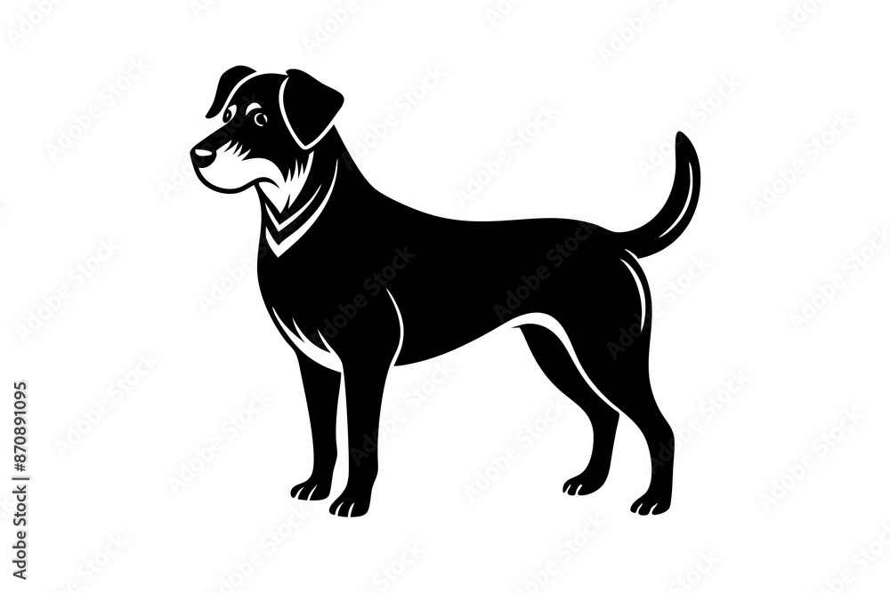 tadao loyal dog silhouette vector illustration tadao loyal dog silhouette vector illustration