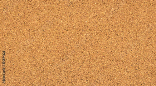 Close-Up of Blank Cork Bulletin Board Texture photo