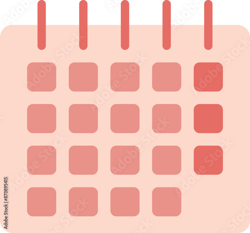 Drug calendar icon