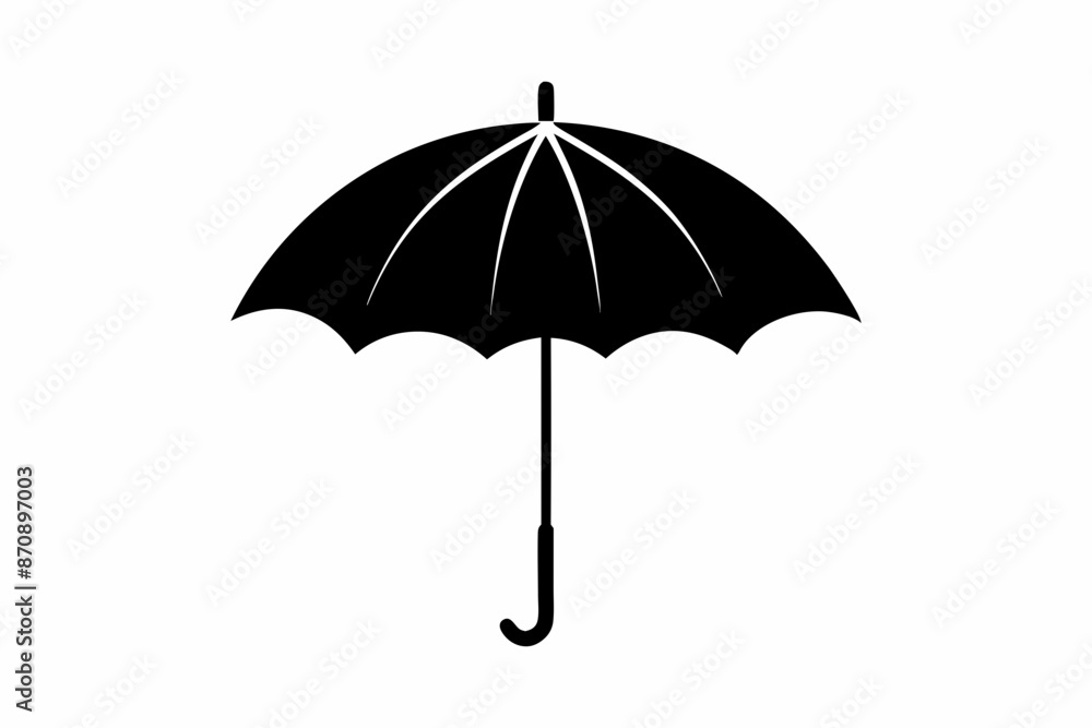 Umbrella, umbrella silhouette vector illustration, Umbrella icon Umbrella, umbrella silhouette vector illustration, Umbrella icon