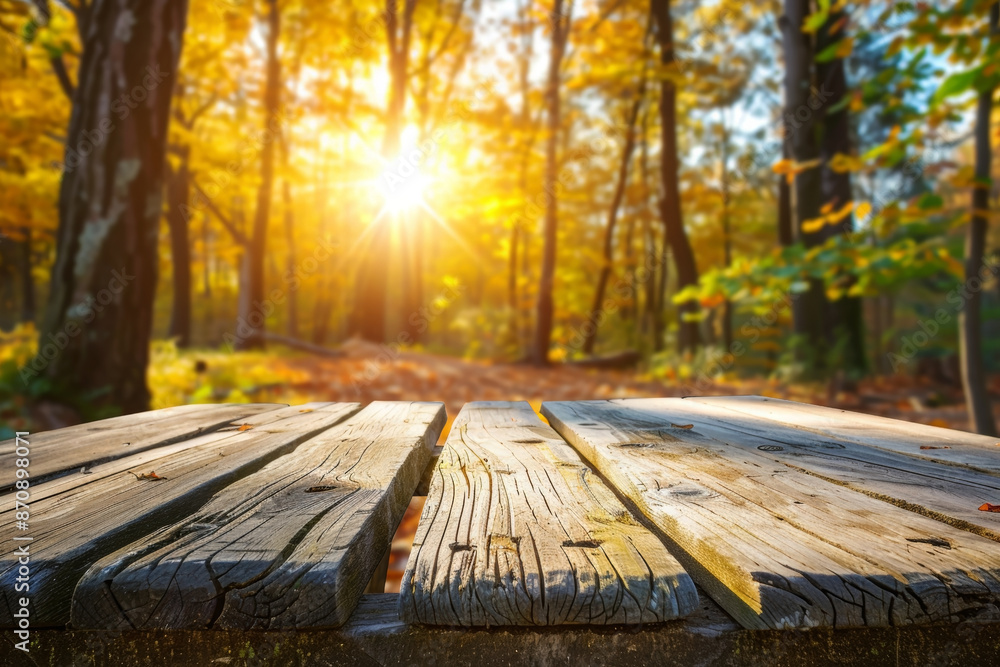 autumn wood table background autumn wood table background