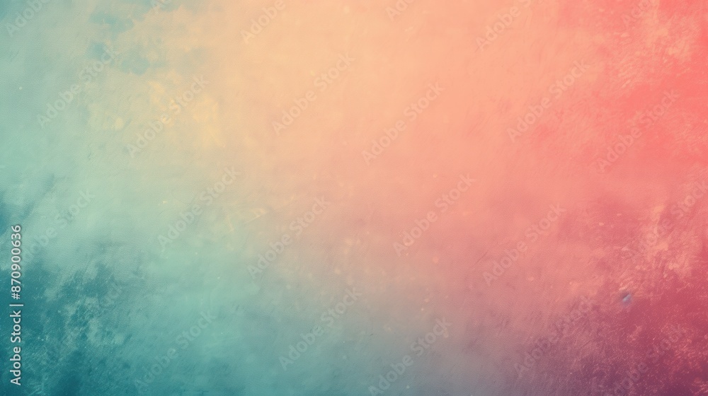 Fototapeta premium abstract watercolor faded gradient background with retro color pallet