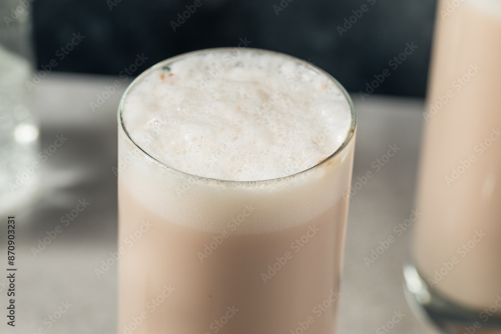 Sweet New York Chocolate Egg Cream Drink Sweet New York Chocolate Egg Cream Drink