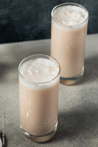 Sweet New York Chocolate Egg Cream Drink