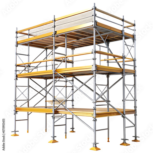 scaffolding on transparent background
