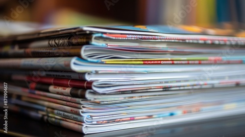 Stack of Magazines.