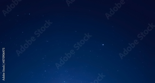 background with blue night sky and starlight points 