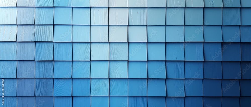 A detailed shot of a building adorned with numerous blue tiles along its facade, featuring a clock prominently displayed beside it A detailed shot of a building adorned with numerous blue tiles along its facade, featuring a clock prominently displayed beside it