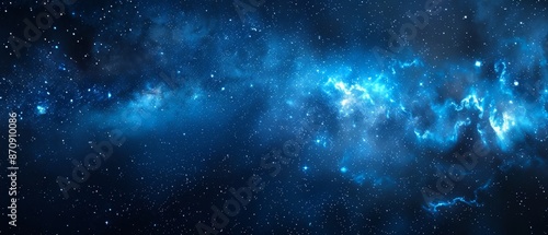  A night sky image featuring stars and significant blue-white luminescence at its center