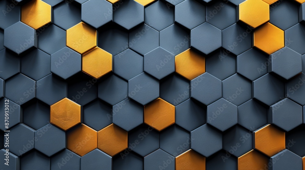 Hexagon patterned background Hexagon patterned background