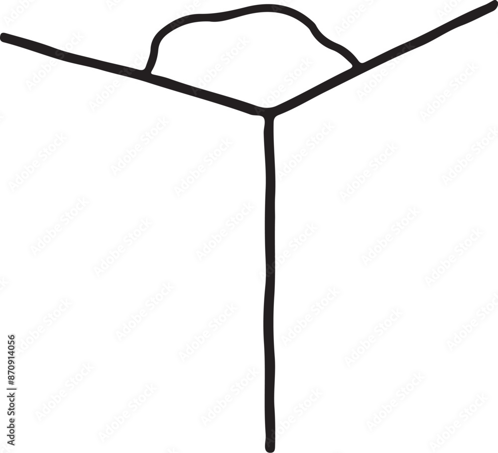 天井の雨漏り線画 天井の雨漏り線画