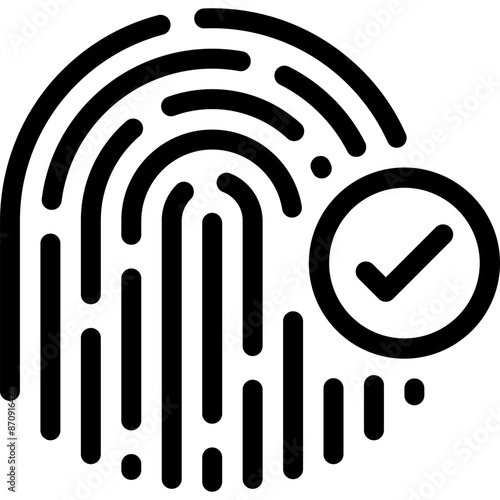 Fingerprint Scanning Icon