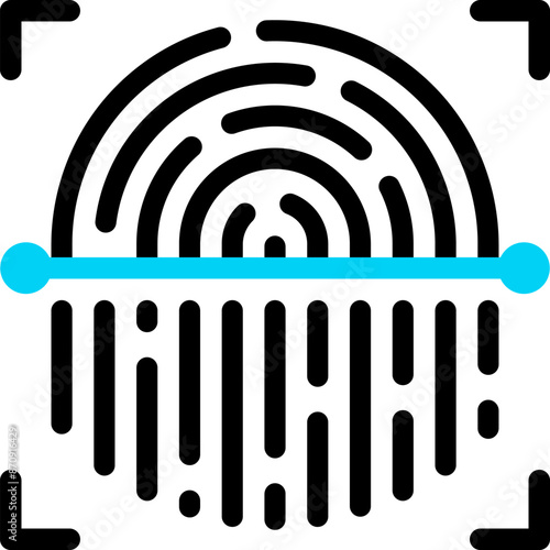 Fingerprint Scanning Icon