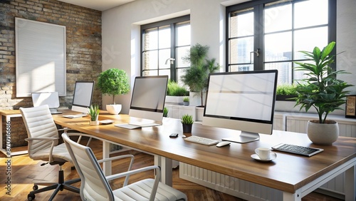 Wallpaper Mural Graphic designer workplace with Torontodigital.ca